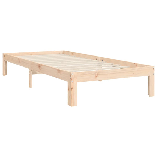 vidaXL Solid Wood Bed Frame without Mattress Pine Wood