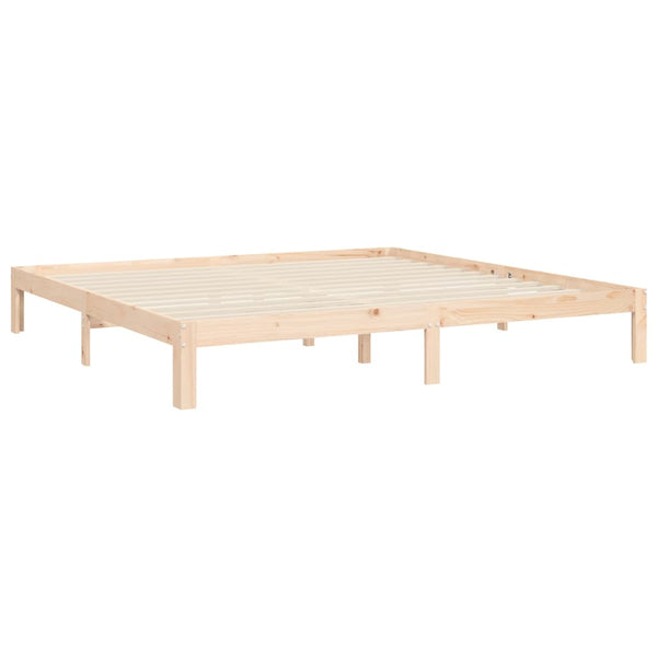 vidaXL Solid Wood Bed Frame without Mattress 200x200 cm Pine