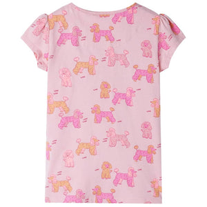 Kids' Short Sleeve Pajamas Light Pink 92