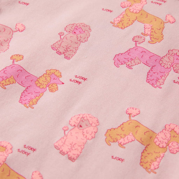 Kids' Short Sleeve Pajamas Light Pink 92