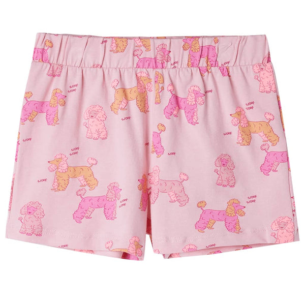 Kids' Short Sleeve Pajamas Light Pink 92