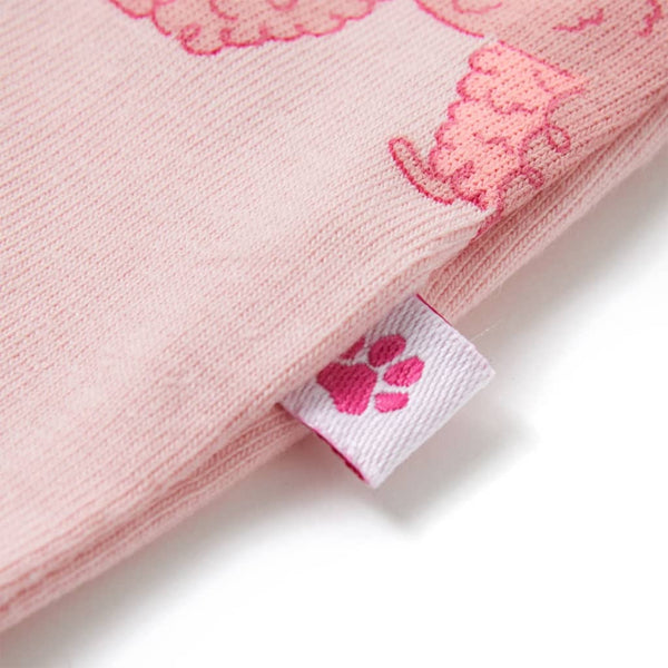 Kids' Short-Sleeved Pyjamas Light Pink 104