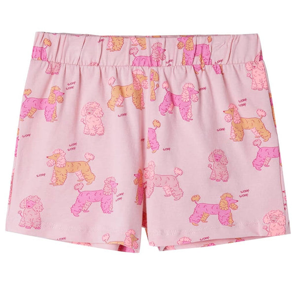 Kids' Short-Sleeved Pyjamas Light Pink 104
