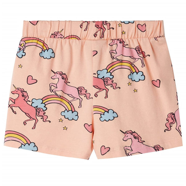 Kids' Short-Sleeved Pajamas Light Orange 104