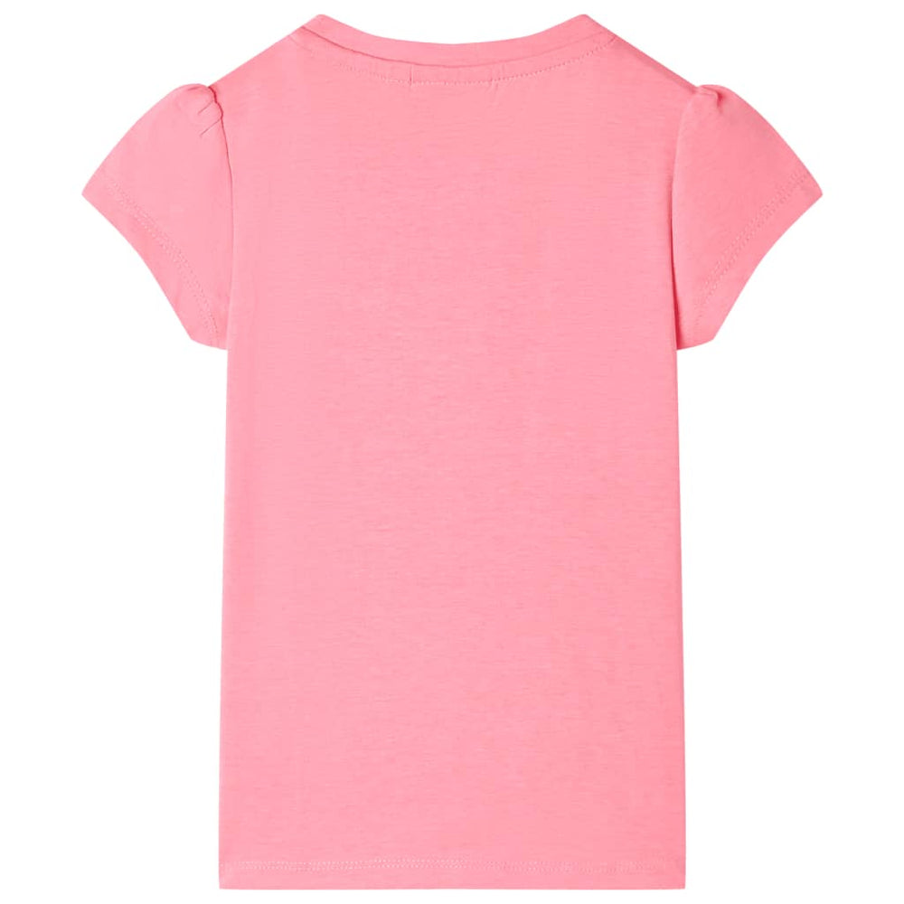 Kids' T-Shirt Neon Pink 140