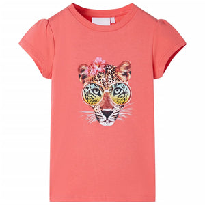 Kids' T-shirt Coral Pink 140