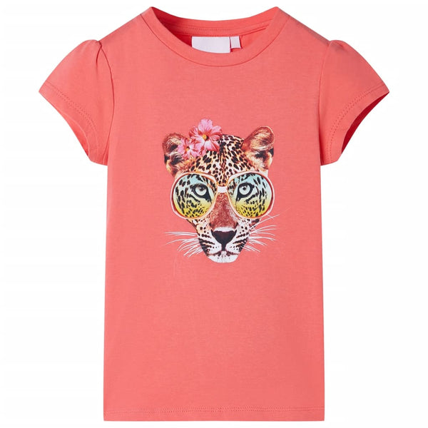 Kids' T-shirt Coral Pink 140