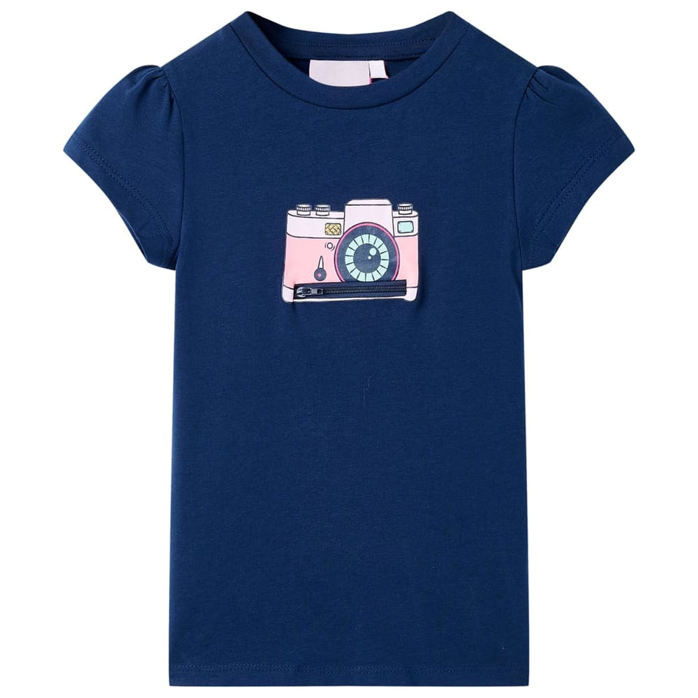 Kids' T-shirt Navy Blue 116