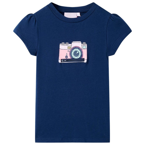 Kids' T-shirt Navy Blue 116
