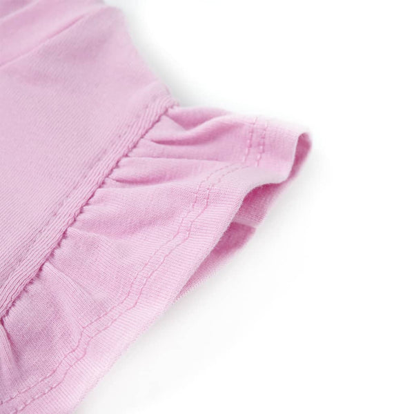 Kids' Ruffle Sleeve T-Shirt Purple 104