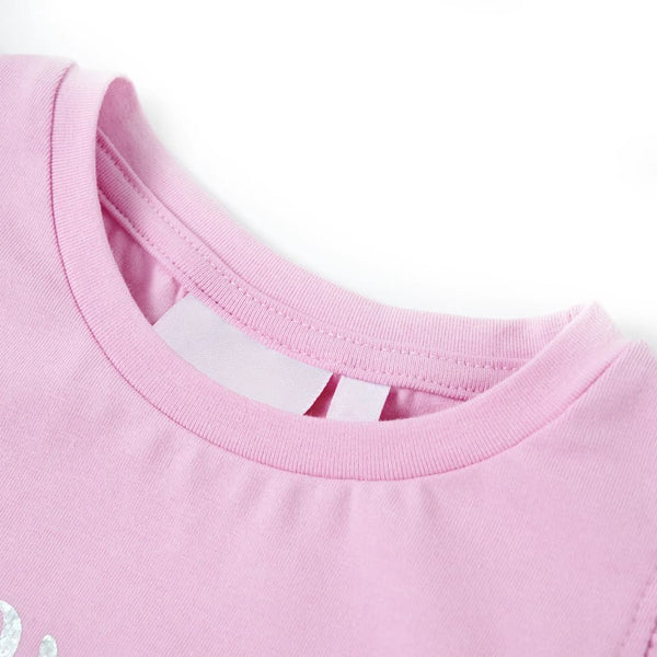 Children's T-shirt with ruffle sleeves Purple 116