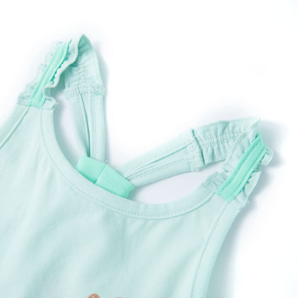 Kids' Tank Top Light Mint Green 104