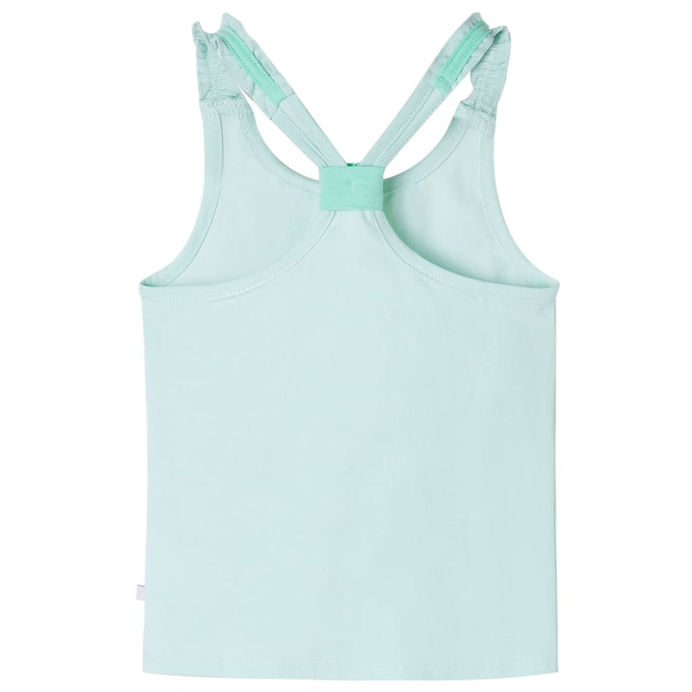 Kids' Tank Top Light Mint Green 128