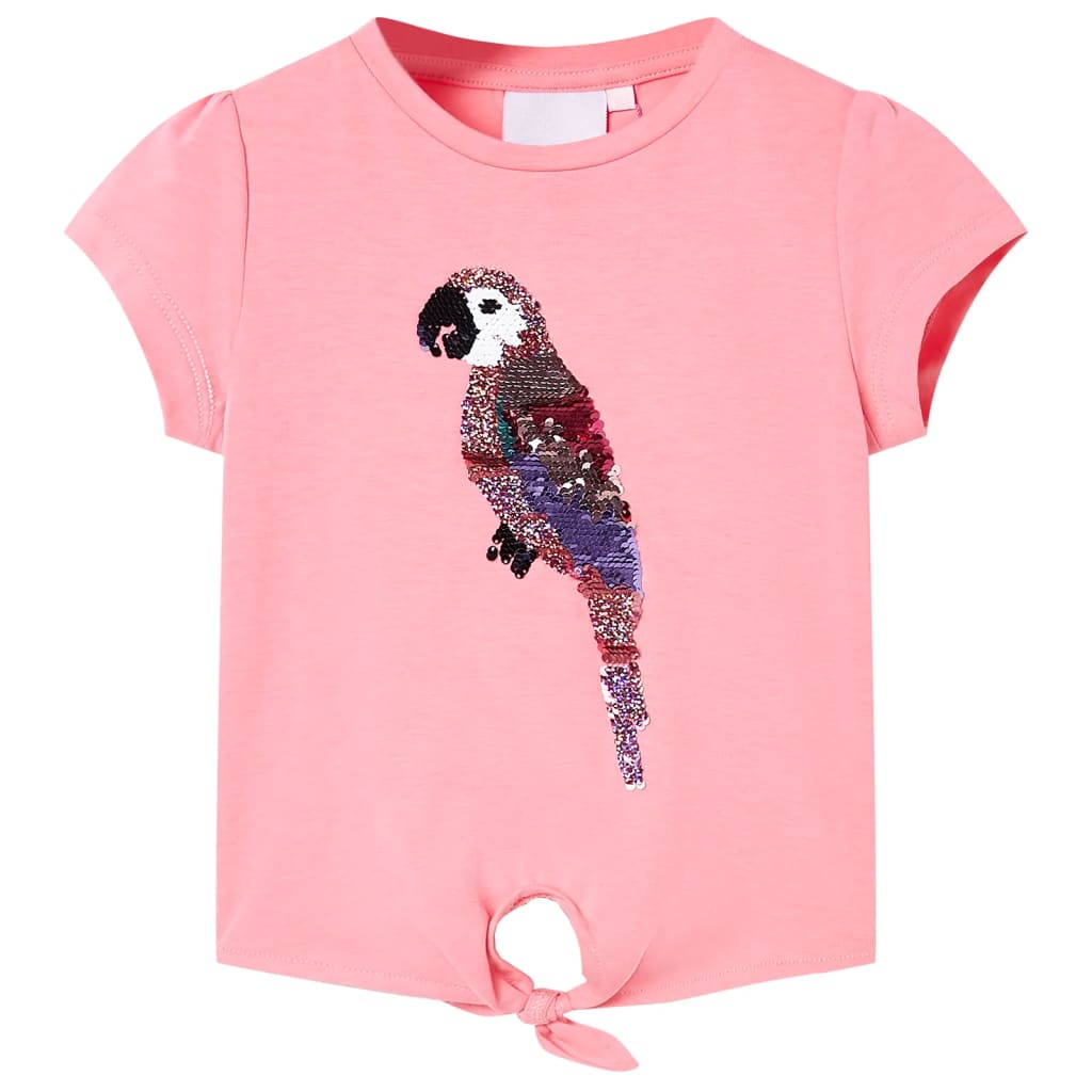 Kids' T-Shirt Neon Pink 104