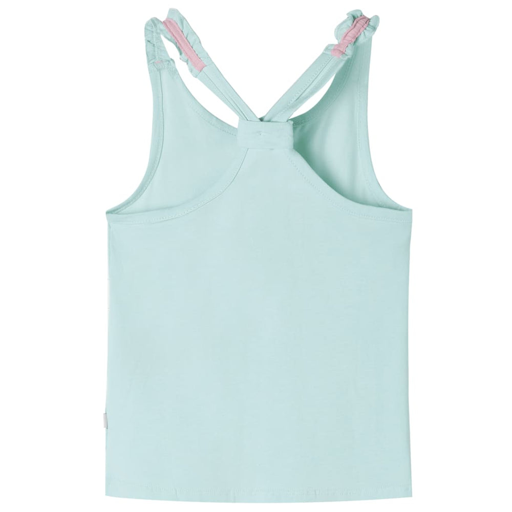 Kids' Tank Top Light Mint Green 140