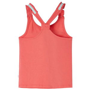 Kids' Tank Top Coral Pink 128