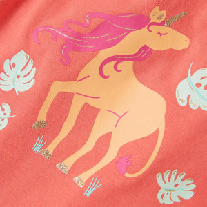 Kids' Tank Top Coral Pink 140
