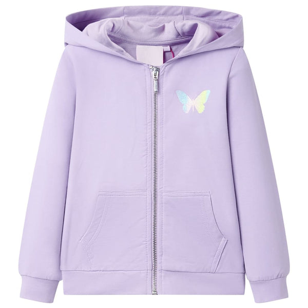 Kids' Hooded Sweatshirt Purple 104