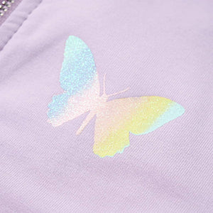 Kids' Hooded Sweatshirt Purple 104