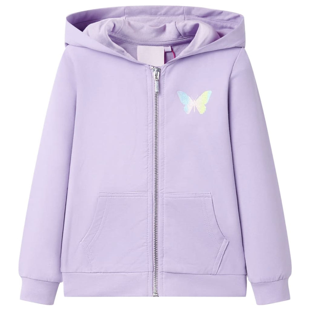 Kids' Hooded Sweatshirt Purple 116