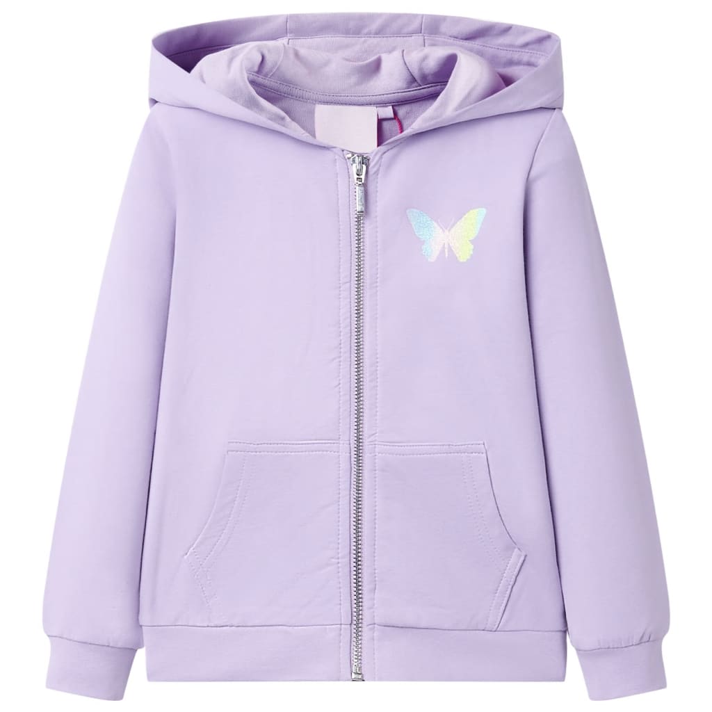 Kids' Hooded Sweatshirt Purple 116