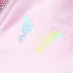 Kids' Hooded Sweatshirt Light Pink 104