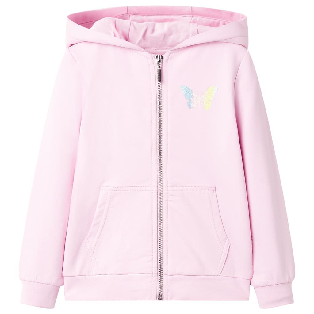 Kids' Hoodie Light Pink 128