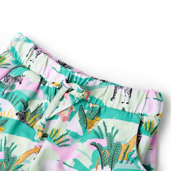 Kids' Shorts with Drawstring Light Mint Green 92