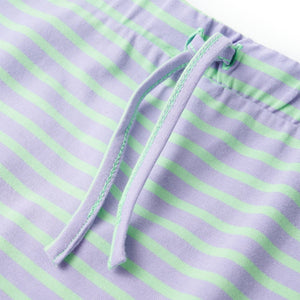Girls' Skirt with Stripes Straight Bright Mint Green 116