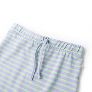 Children's Skirt with Stripes Straight Light Mint Green 128