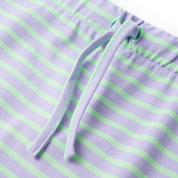 Children's Skirt with Stripes Straight Light Mint Green 128