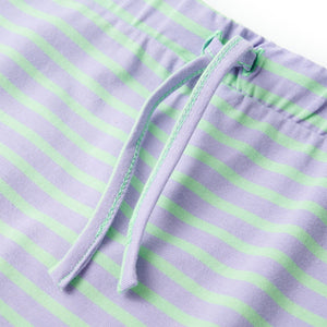 Children's Skirt with Stripes Straight Light Mint Green 128