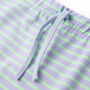 Kids' Striped Straight Skirt Light Mint Green 140