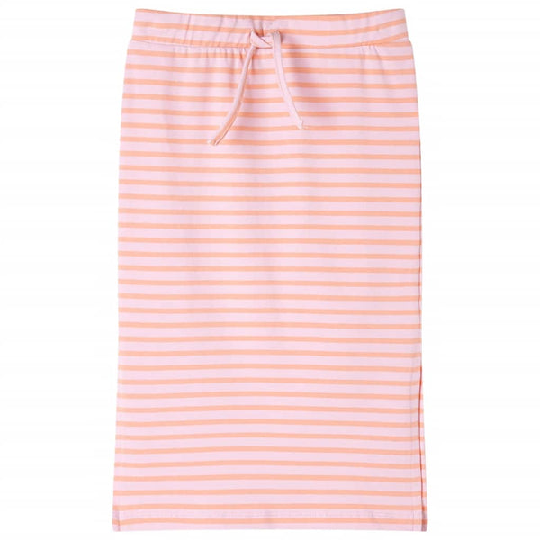 Children's Striped Skirt Straight Pink 104