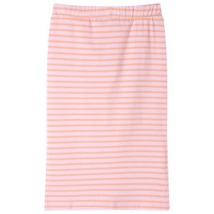 Children's Striped Skirt Straight Pink 104