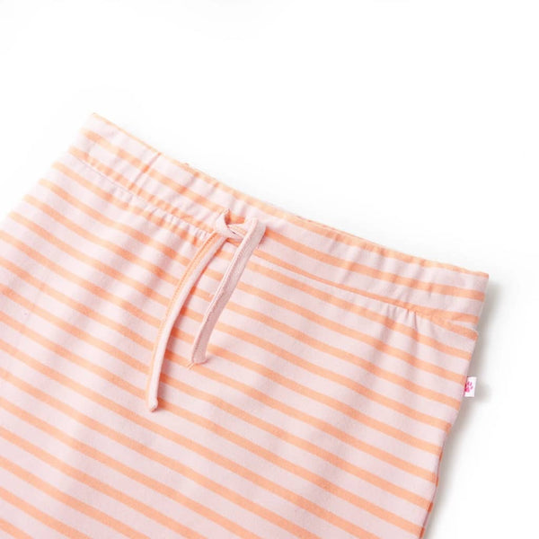 Girls' Striped Straight Skirt Pink 116