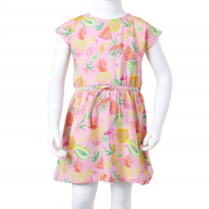 Girls' dress delicate pink 104