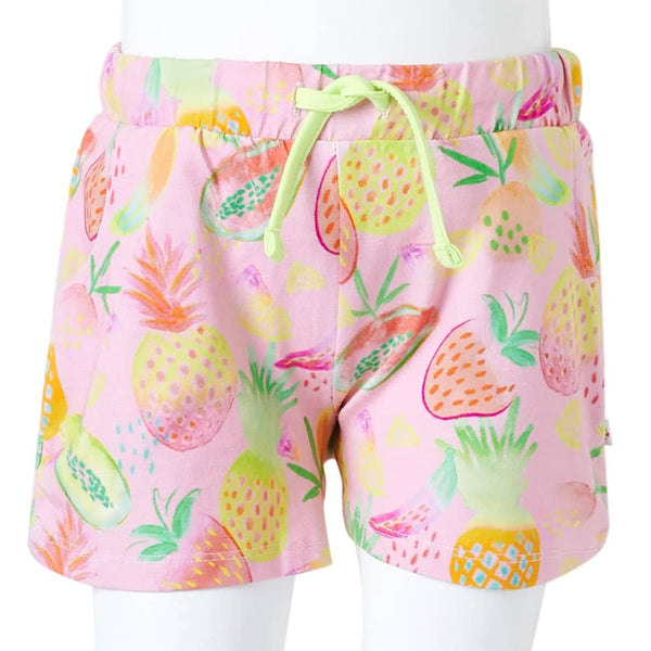 Kids' Shorts with Drawstring Light Pink 104