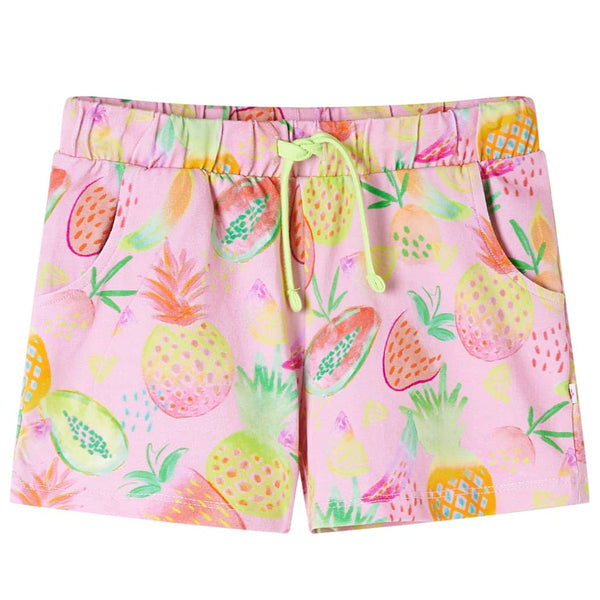 Kids' Shorts with Drawstring Light Pink 140