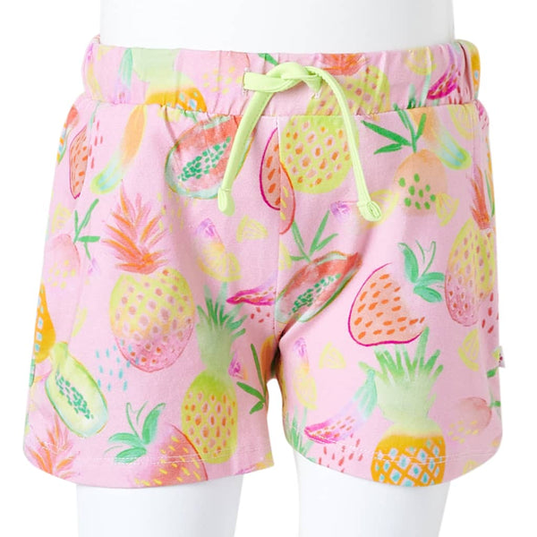 Kids' Shorts with Drawstring Light Pink 140