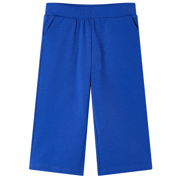 Kids' Wide-Leg Trousers Cobalt Blue 104