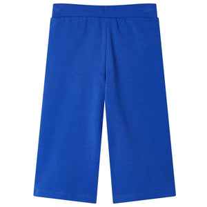 Kids' Wide-Leg Trousers Cobalt Blue 104