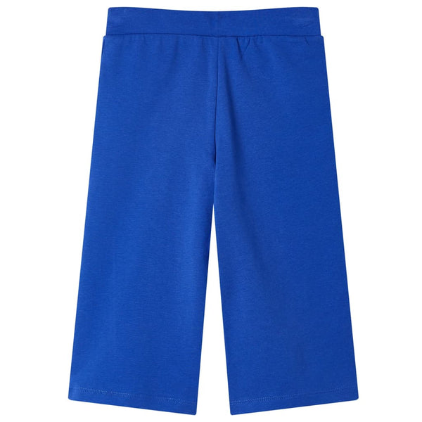 Kids' Wide-Leg Trousers Cobalt Blue 104