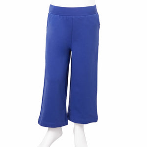 Kids' Wide Leg Pants Cobalt Blue 128
