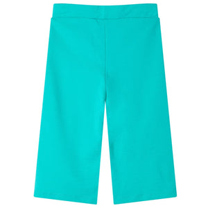 Kids' Wide-Leg Trousers Mint Green 116
