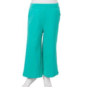 Kids' Wide-Leg Trousers Mint Green 116