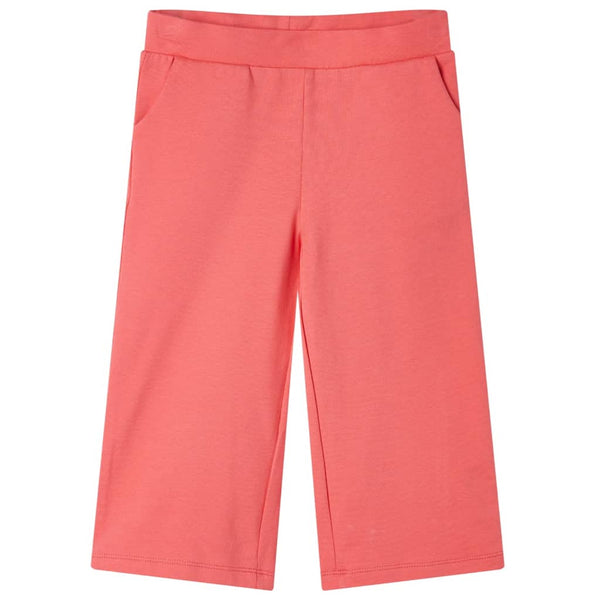 Kids' Wide-Leg Trousers Coral Pink 92