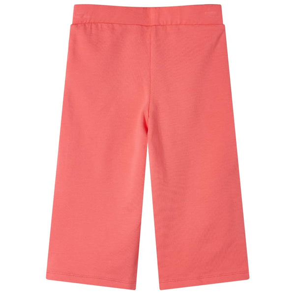 Kids' Wide-Leg Trousers Coral Pink 92
