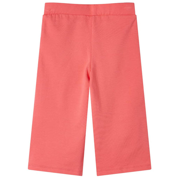 Kids' Wide Leg Trousers Coral Pink 104