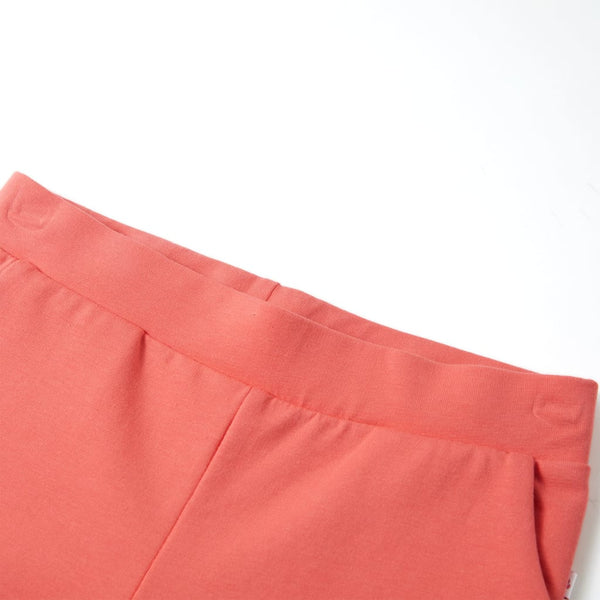 Kids' Wide-Leg Trousers Coral Pink 128
